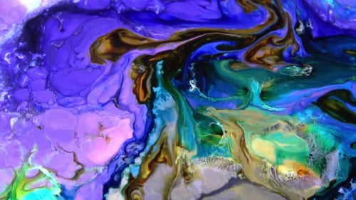Psychedelic Sacral Paint Texture Background 145