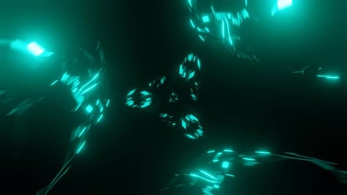 Strobe Multicolor Neon Disco Fondo VJ Loop