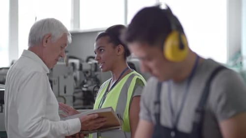Hardworking Shoe Factory Laborer