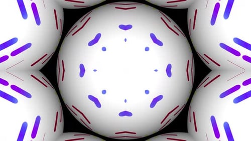 Colorful Lines Moving Sphere 4K 02