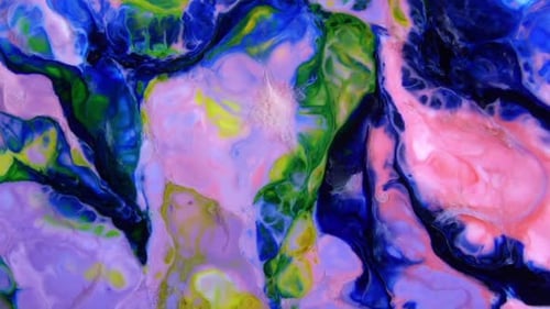 Psychedelic Cosmos Galaxy Paint Texture Background