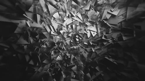 Dunkle polygonale geometrische abstrakte Hintergrund