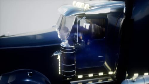 Bright American Lorry Track in Studio