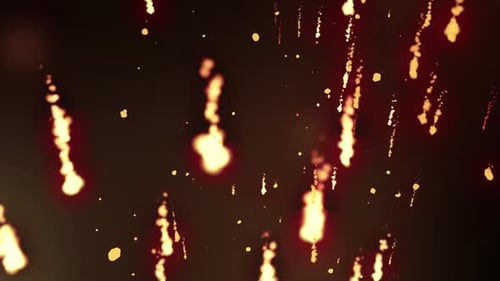 Feuerfall-Hintergrund-Schleife