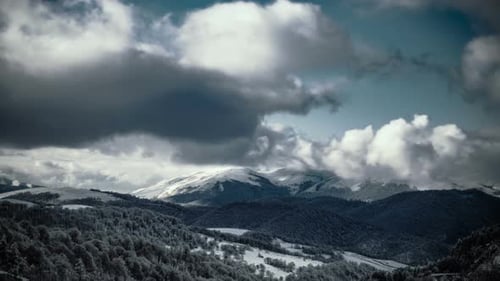 Mountains Landscape And Clouds