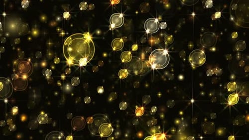 Glitzernde Partikel