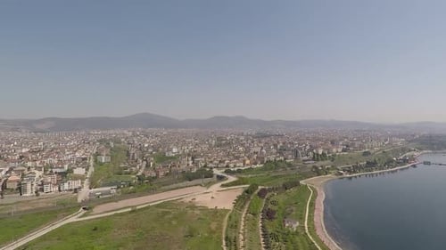 Luftaufnahme der Stadt