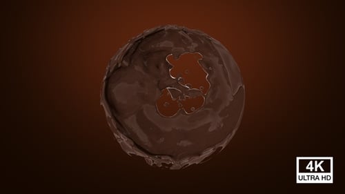 Esfera de chocolate Splash 4K