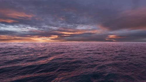 Ocean Sunset 01. Backgroud Loop