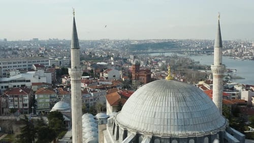 Minarets de la mosquée Yavuz Sultan Selim