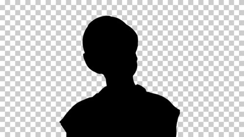 Operário de silhueta, Alpha Channel