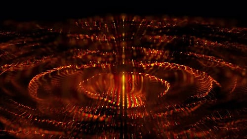 Abstract Circle Particles 4K
