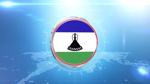 Futuristic News Broadcast Circle Transition