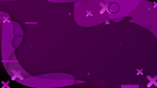 Fondo de figuras gráficas es rosa
