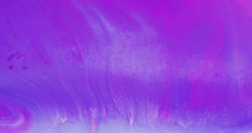 Abstract Fluid Art in Purple and White
