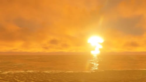 Sunset Over A Paradise Beach 2