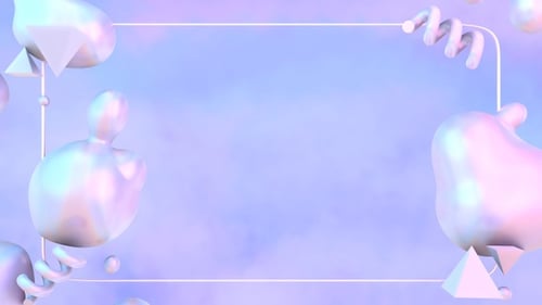 Abstract Metallic Fluid Background