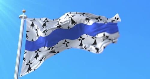 Flagge der Loire Atlantique, Frankreich