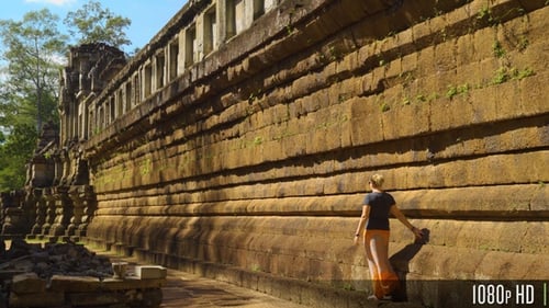 Woman Exploring Ta Keo Temple in Siem Reap, Cambodia