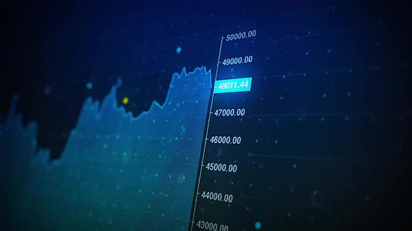 монитор с графиками криптовалют