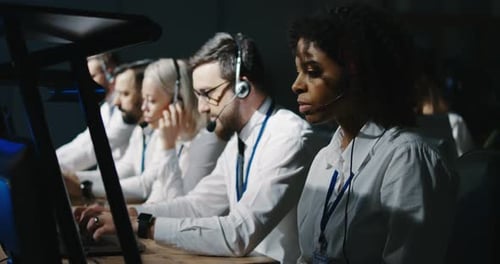 Call Center Team Celebrates Success at Urban Workplace