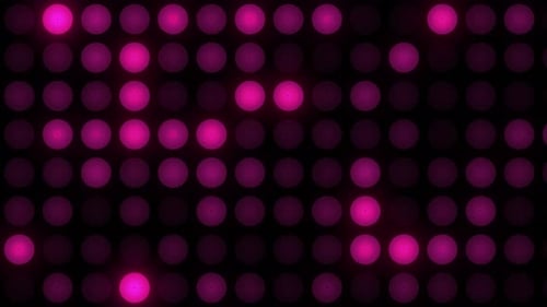 Boucle de lumière LED rose lente