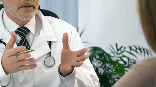 Doctor Discussing Medical Advice with Patient