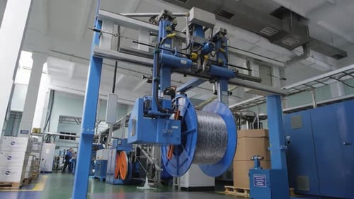 Industrial Machinery and Equipment in Factory Setting