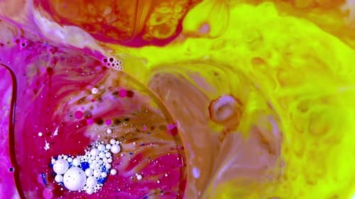 Abstract Liquid Motion with Vibrant Colors
