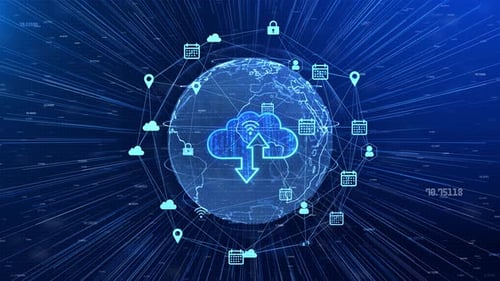 Le cloud computing ou la cybersécurité de la protection des réseaux de données numériques