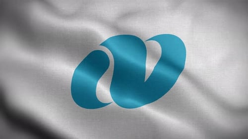 Waving Flag Logo Reveal Animation