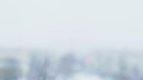 Slow Motion of Snow Falling
