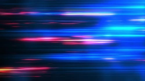 Neon Futuristic Speed Lines Warp Drive Background