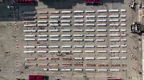 Wedding preparation aerial view Turkey Alanya 4 K