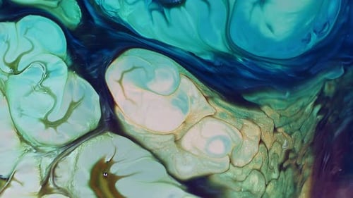 Diffusion de peinture alimentaire colorée abstraite 032