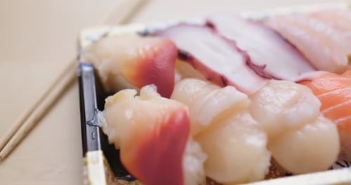 Take away sushi