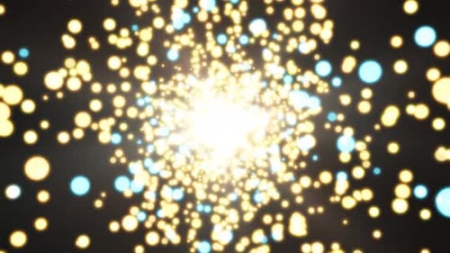 Swirling Magical Glow Sphere Particle Spiral Vortex Light Tunnel - 1080p