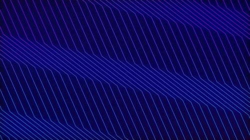 Abstract Neon Glowing Lines Animated Background Loop