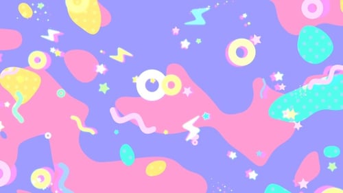 Abstract Colorful Geometric Art