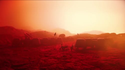 Red Planet Colony Humanity