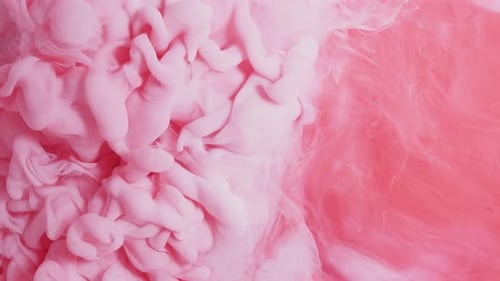 Pink Fluid Swirling Abstract Background