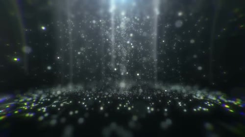 Elegant Glowing Particles and Light Rays Background