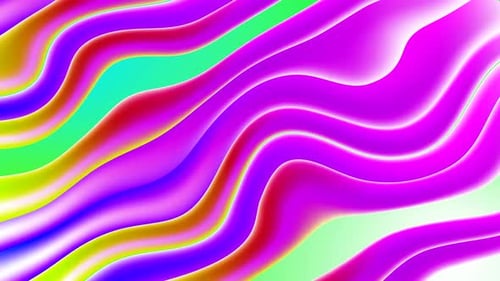 Seamless Abstract Fluid Colorful Wave Background Loop