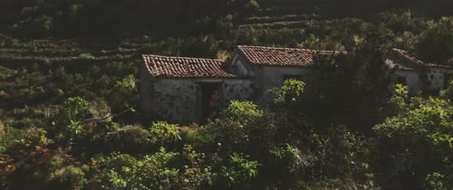 Rustic Stone House Amongst Green Terraced Hills
