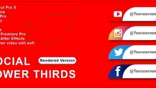 Social Media Lowerthirds