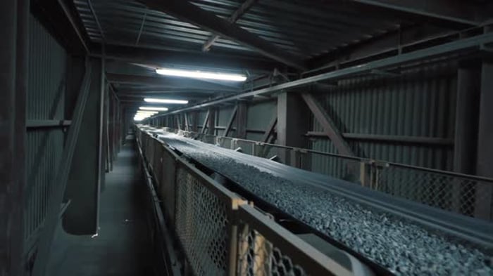 Rocks Slowly Moving from the Splinter s Belt, Industrial Stock Footage ...