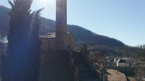 Romanic Church Aerial View