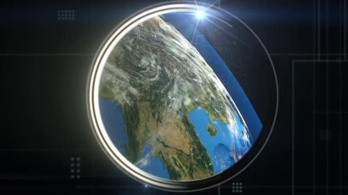 Vue de la Terre depuis l'espace