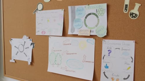 Educational Posters in Classroom