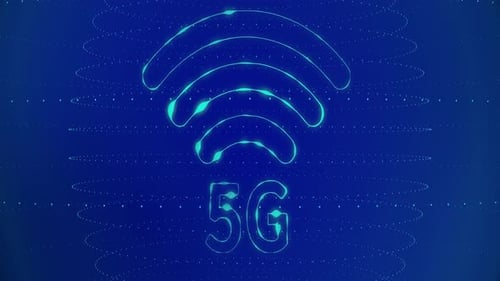 digital 5g background